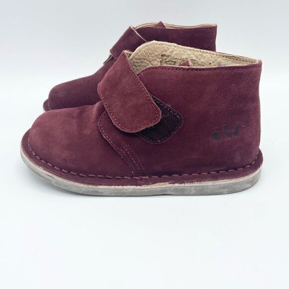 OTS maroon suede Chelsea boots - size T 25 (euro size) - Picture 6 of 11